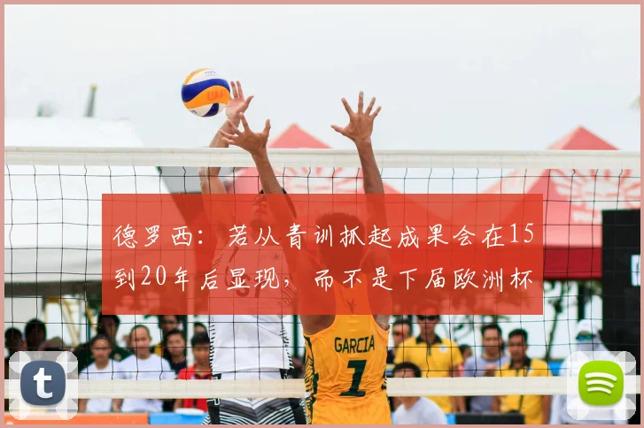 德罗西：若从青训抓起成果会在15到20年后显现，而不是下届欧洲杯